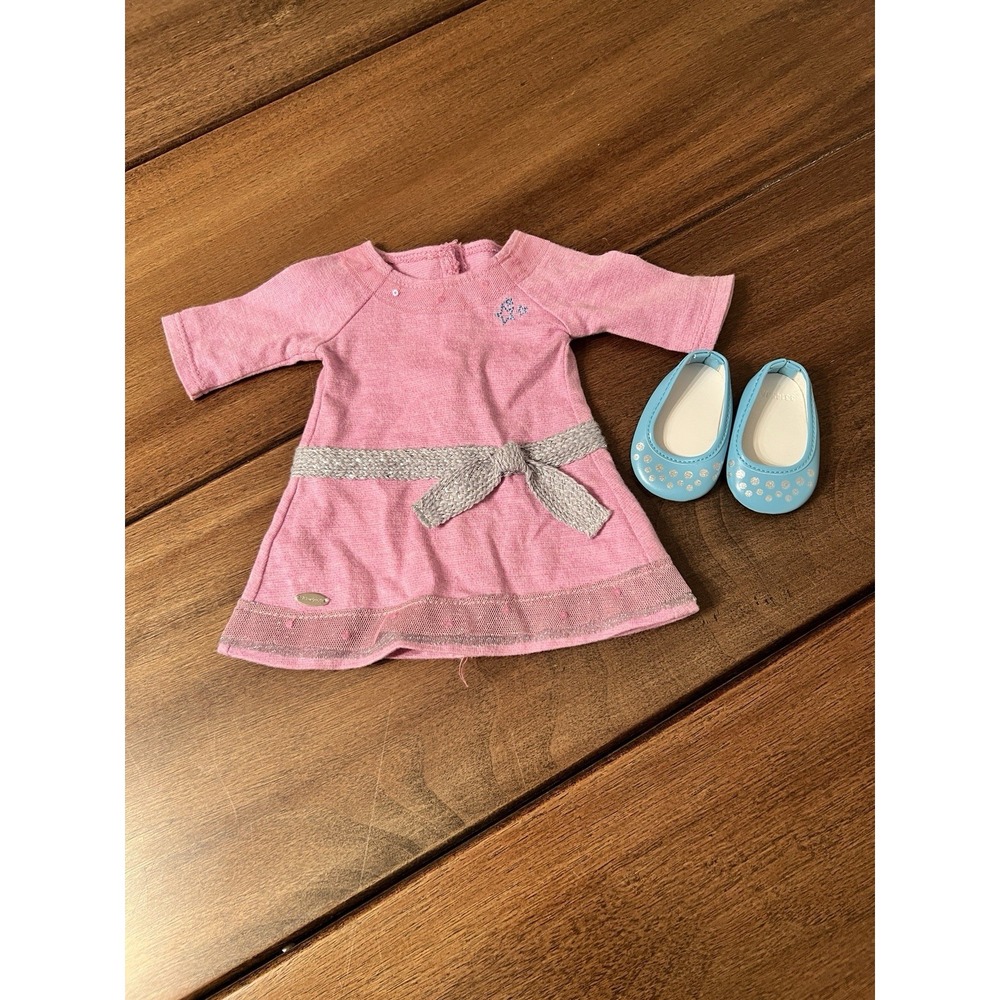 American Girl Truly Me Doll Lilac Dress Meet Outfit Retired